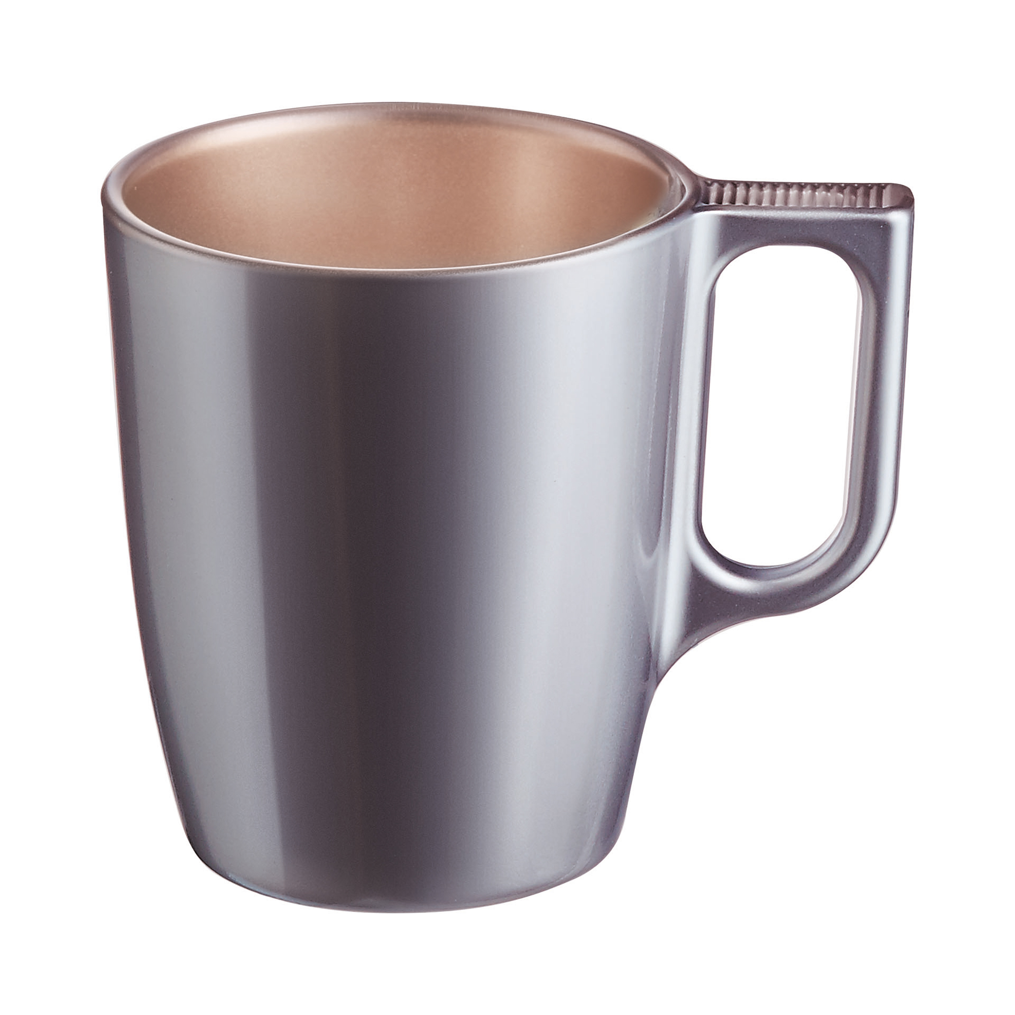 Mug Verre Personnalisé 25 cl Effet Métallisé : Cadeau Chic, Unique